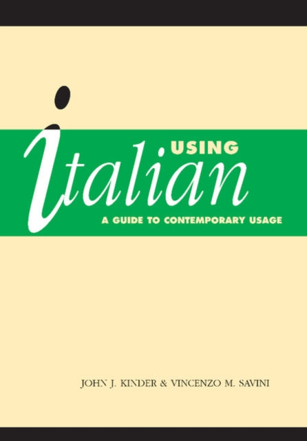 Book cover of: Using Italian
