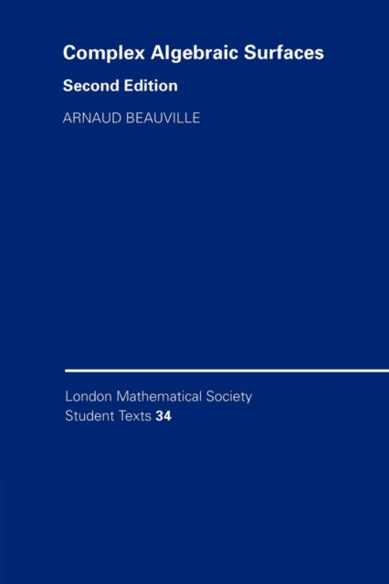 Book cover of: Complex Algebraic Surfaces