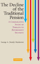 Book cover of: Decline of the Traditional Pension. By: G. A. Mackenzie