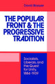 Book cover of: Popular Front and the Progressive Tradition. By: David Blaazer