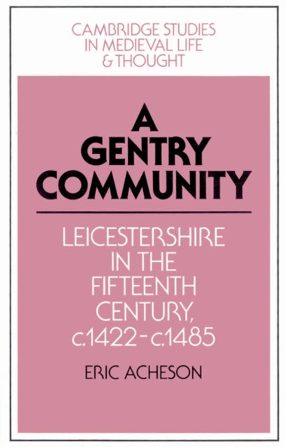 Book cover of: Gentry Community. By: Eric Acheson