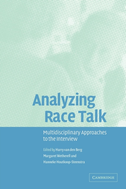 Book cover of: Analyzing Race Talk