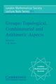 Book cover of: Groups. By: T. W. Müller