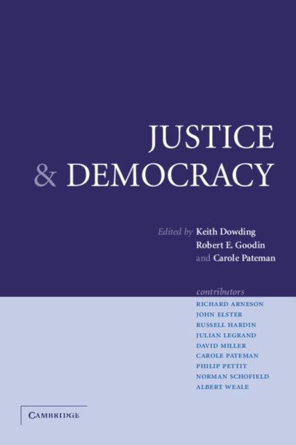 Book cover of: Justice and Democracy