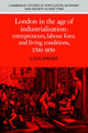 Book cover of: London in the Age of Industrialisation. By: L. D. Schwarz