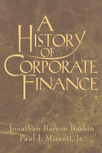 Book cover of: History of Corporate Finance