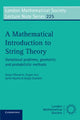 Book cover of: Mathematical Introduction to String Theory. By: Sergio Albeverio