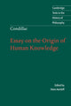 Book cover of: Condillac: Essay on the Origin of Human Knowledge