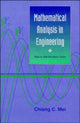 Book cover of: Mathematical Analysis in Engineering. By: Chiang C. Mei