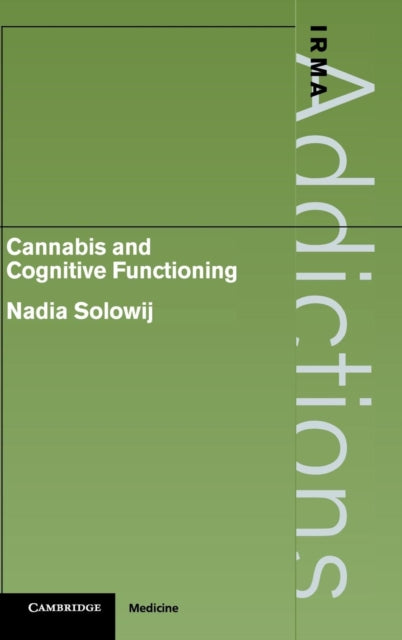 Book cover of: Cannabis and Cognitive Functioning