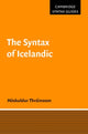 Book cover of: Syntax of Icelandic. By: Höskuldur Þráinsson, Höskuldur Thráinsson