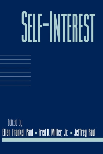 Book cover of: Self-Interest: Volume 14, Part 1
