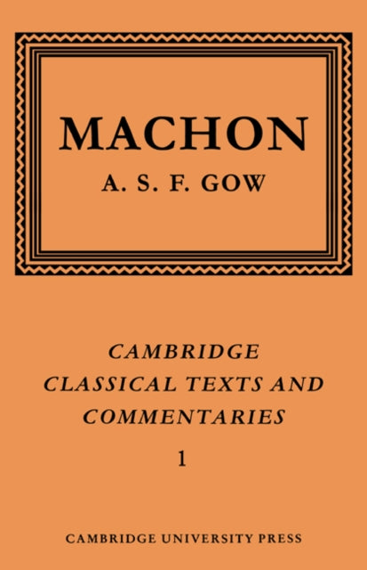 Book cover of: Machon: The Fragments. By: Machon.
