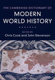 Book cover of: Cambridge Dictionary of Modern World History. By: Chris Cook