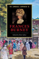 Book cover of: Cambridge Companion to Frances Burney. By: Peter Sabor