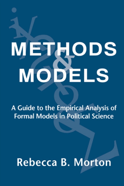 Book cover of: Methods and Models