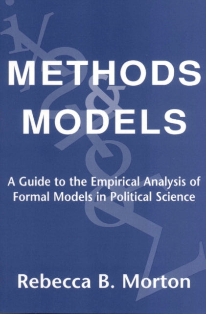 Book cover of: Methods and Models