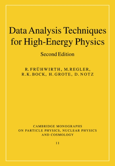 Book cover of: Data Analysis Techniques for High-Energy Physics