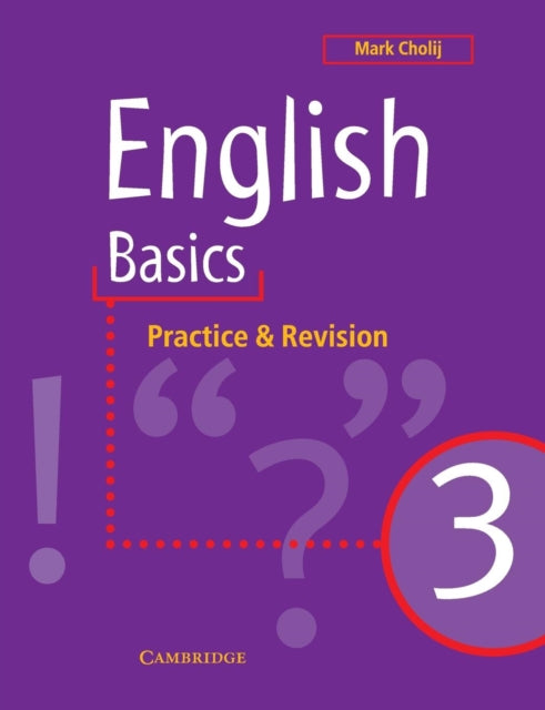 Book cover of: English Basics 3. By: Mark Cholij