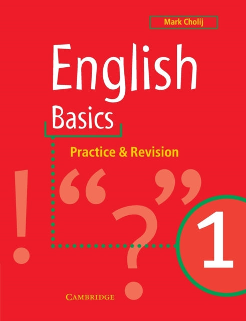 Book cover of: English Basics 1. By: Mark Cholij