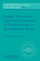 Book cover of: Ergodic Theory and Topological Dynamics of Group Actions on Homogeneous Spaces