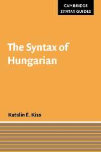 Book cover of: Syntax of Hungarian