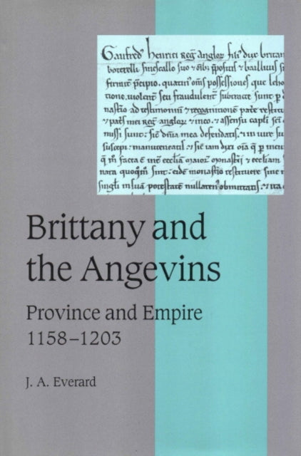 Book cover of: Brittany and the Angevins