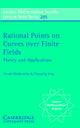 Book cover of: Rational Points on Curves over Finite Fields. By: Harald Niederreiter