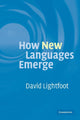 Book cover of: How New Languages Emerge