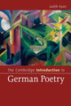 Book cover of: Cambridge Introduction to German Poetry. By: Judith Ryan