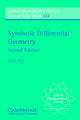 Book cover of: Synthetic Differential Geometry. By: Anders Kock