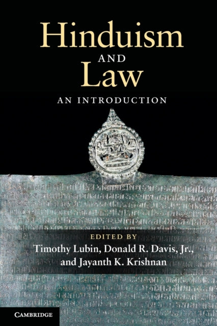 Book cover of: Hinduism and Law. By: Timothy Lubin