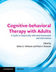 Book cover of: Cognitive-behavioral Therapy with Adults. By: Stefan G. Hofmann