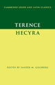 Book cover of: Terence: Hecyra. By: Sander M. Goldberg