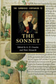 Book cover of: Cambridge Companion to the Sonnet. By: A. D. Cousins