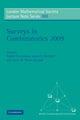 Book cover of: Surveys in Combinatorics 2009. By: British Combinatorial Conference (22nd 2009 University of St. Andrews)