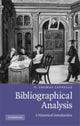 Book cover of: Bibliographical Analysis. By: G. Thomas Tanselle