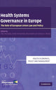 Book cover of: Health Systems Governance in Europe. By: Elias Mossialos