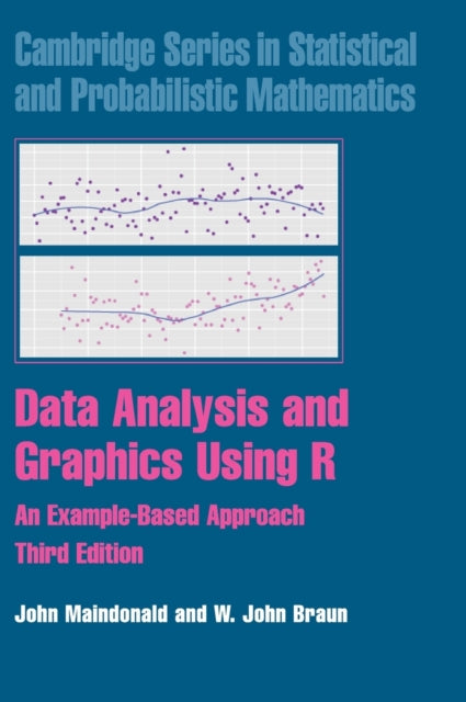 Book cover of: Data Analysis and Graphics Using R. By: J. H. Maindonald