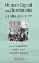Book cover of: Human Capital and Institutions