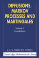Book cover of: Diffusions, Markov Processes, and Martingales: Volume 1, Foundations