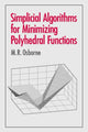 Book cover of: Simplicial Algorithms for Minimizing Polyhedral Functions. By: M. R. Osborne