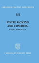 Book cover of: Finite Packing and Covering. By: Jr, Károly Böröczky