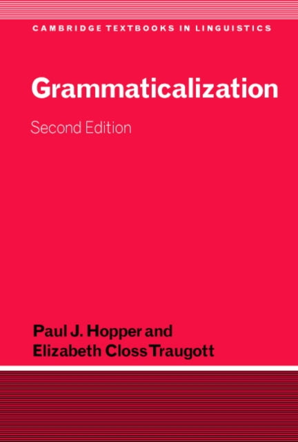Book cover of: Grammaticalization. By: Paul J. Hopper