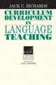 Book cover of: Curriculum Development in Language Teaching