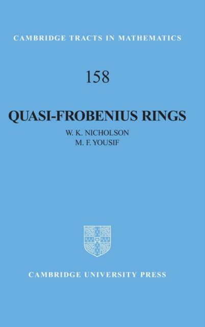 Book cover of: Quasi-Frobenius Rings. By: W. K. Nicholson