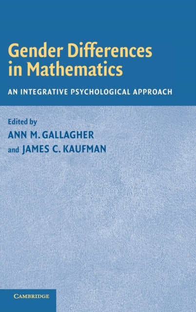 Book cover of: Gender Differences in Mathematics