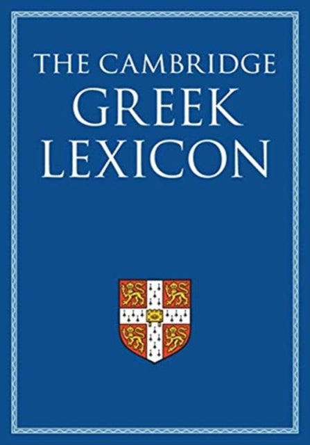 Book cover of: Cambridge Greek Lexicon 2 Volume Hardback Set
