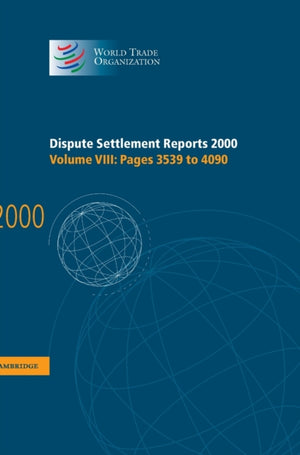 Dispute Settlement Reports 2000: Volume 8, Pages 3539-4090