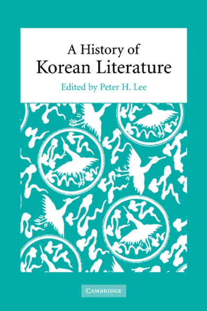 Book cover of: History of Korean Literature. By: Peter H. Lee